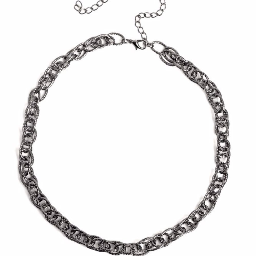Paparazzi Choker If I Only Had a CHAIN - Black